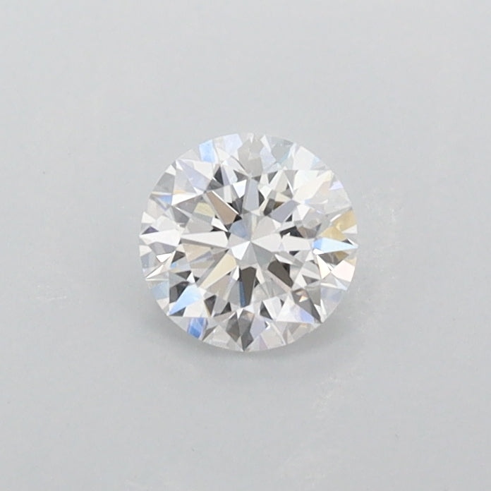 0.30 Carat Round Shaped, Ideal Cut, D Color, VVS2 Clarity, IGI Certified Lab Grown Diamond