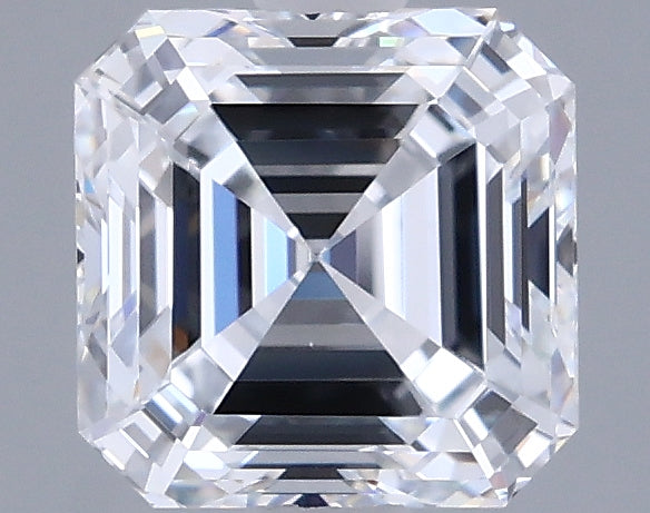 1.50 Carat Asscher Shaped, Ideal Cut, D Color, VVS1 Clarity, IGI Certified Lab Grown Diamond