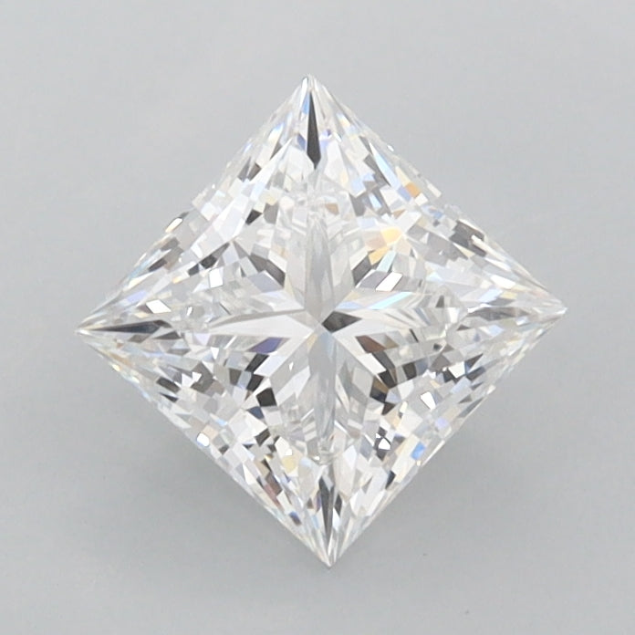 0.94 Carat Princess Shaped, Ideal Cut, D Color, FL Clarity, IGI Certified Lab Grown Diamond