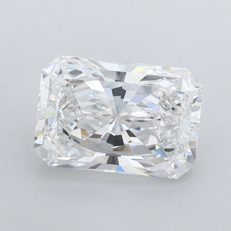 0.99 Carat Radiant Shaped, Ideal Cut, D Color, IF Clarity, IGI Certified Lab Grown Diamond