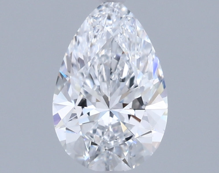 0.98 Carat Pear Shaped, Ideal Cut, D Color, VVS2 Clarity, IGI Certified Lab Grown Diamond