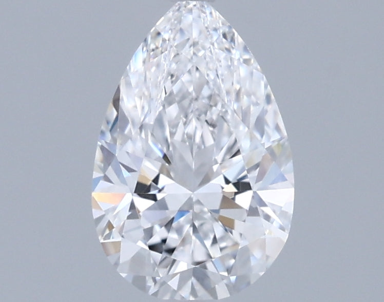 0.97 Carat Pear Shaped, Ideal Cut, D Color, VVS1 Clarity, IGI Certified Lab Grown Diamond