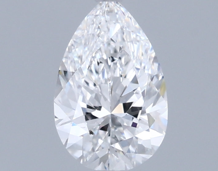 0.89 Carat Pear Shaped, Very Good Cut, D Color, VVS1 Clarity, IGI Certified Lab Grown Diamond