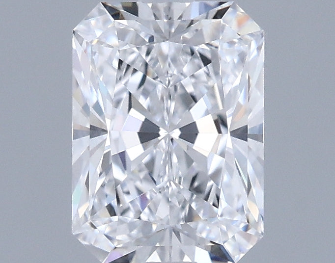 0.96 Carat Radiant Shaped, Ideal Cut, D Color, VVS1 Clarity, IGI Certified Lab Grown Diamond