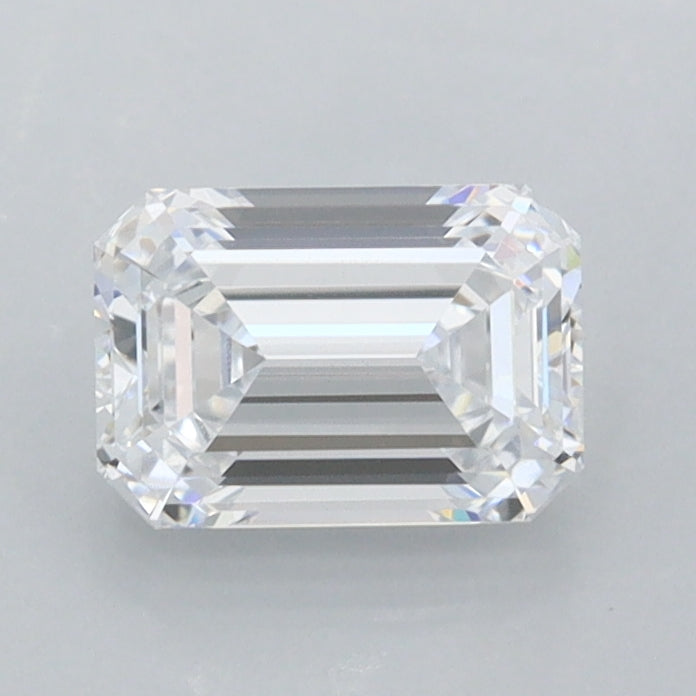 1.00 Carat Emerald Shaped, Ideal Cut, D Color, VS2 Clarity, IGI Certified Lab Grown Diamond