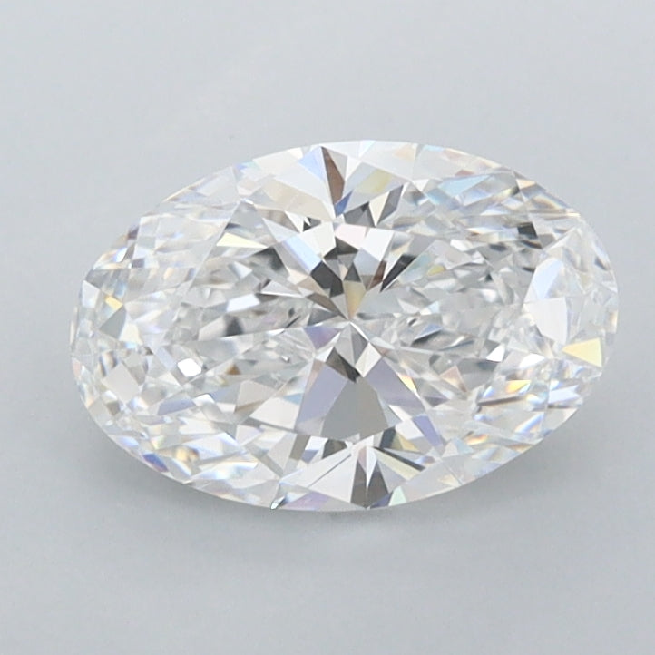 1.05 Carat Oval Shaped, Ideal Cut, D Color, FL Clarity, IGI Certified Lab Grown Diamond