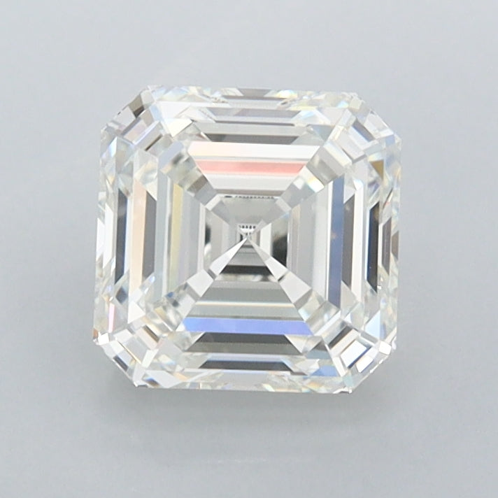1.25 Carat Asscher Shaped, Ideal Cut, G Color, FL Clarity, IGI Certified Lab Grown Diamond