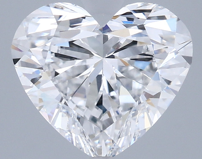 2.04 Carat Heart Shaped, Ideal Cut, D Color, VVS1 Clarity, IGI Certified Lab Grown Diamond