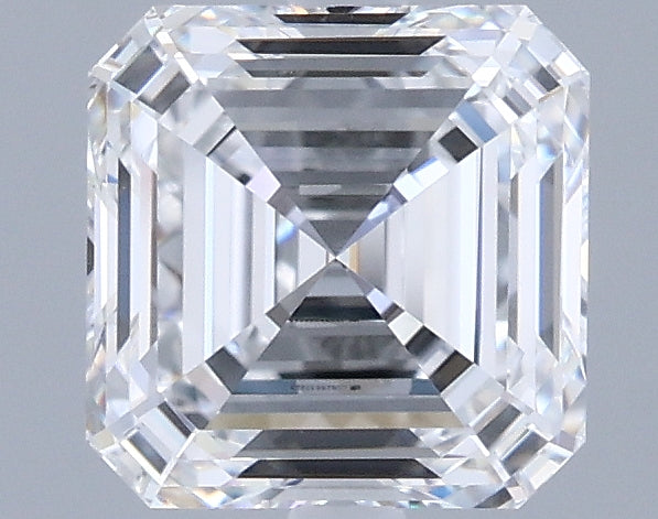1.54 Carat Asscher Shaped, Excellent Cut, D Color, VVS1 Clarity, IGI Certified Lab Grown Diamond