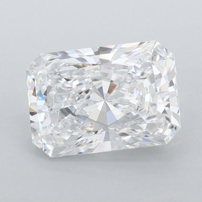 1.02 Carat Radiant Shaped, Ideal Cut, D Color, VVS1 Clarity, IGI Certified Lab Grown Diamond