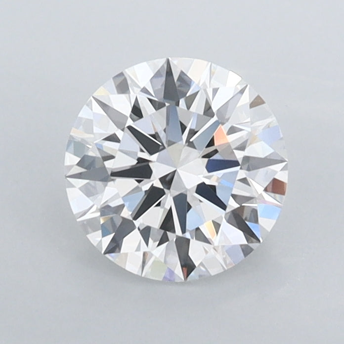 0.89 Carat Round Shaped, Ideal Cut, D Color, FL Clarity, IGI Certified Lab Grown Diamond