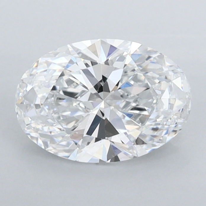 1.04 Carat Oval Shaped, Ideal Cut, D Color, FL Clarity, IGI Certified Lab Grown Diamond