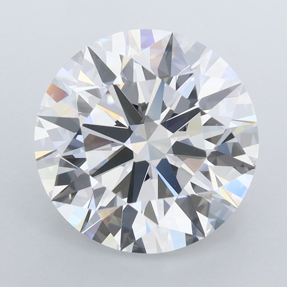 4.02 Carat Round Shaped, Ideal Cut, E Color, VVS1 Clarity, IGI Certified Lab Grown Diamond