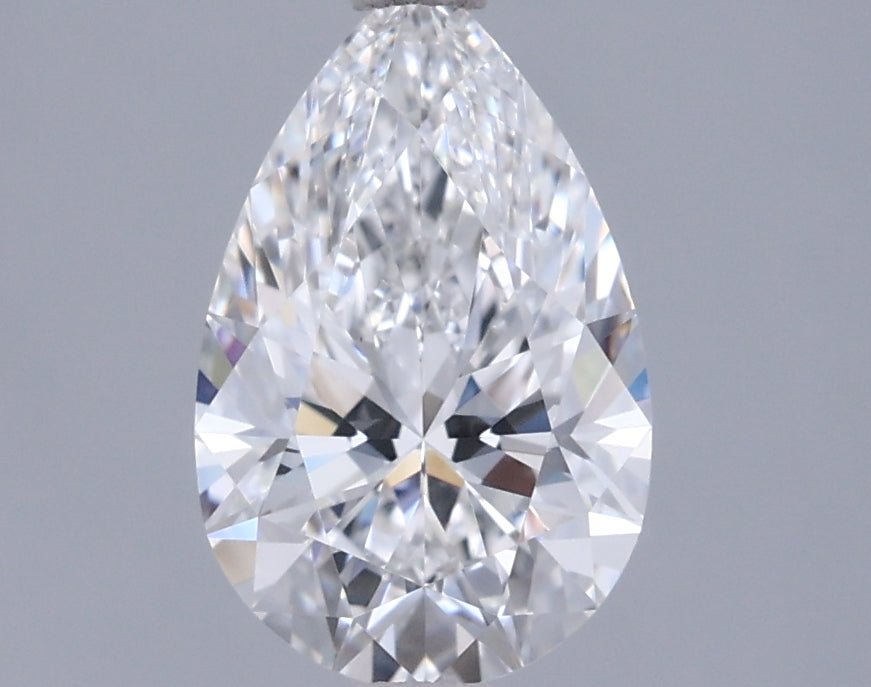 1.49 Carat Pear Shaped, Excellent Cut, D Color, VVS1 Clarity, IGI Certified Lab Grown Diamond