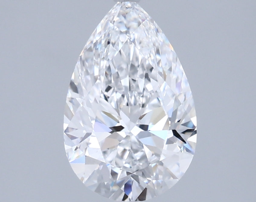 1.53 Carat Pear Shaped, Ideal Cut, D Color, VVS1 Clarity, IGI Certified Lab Grown Diamond