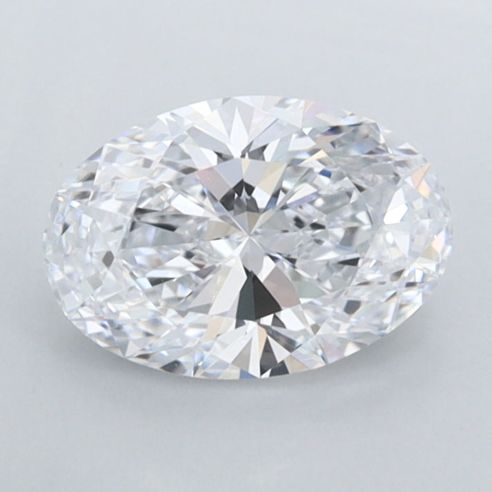 1.03 Carat Oval Shaped, Ideal Cut, D Color, IF Clarity, IGI Certified Lab Grown Diamond