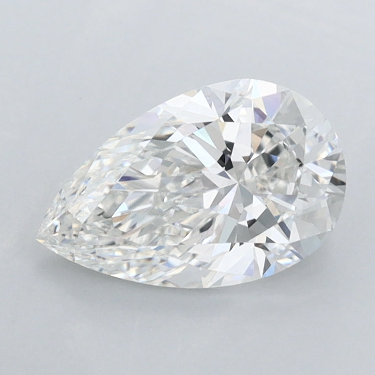 1.01 Carat Pear Shaped, Ideal Cut, E Color, FL Clarity, IGI Certified Lab Grown Diamond