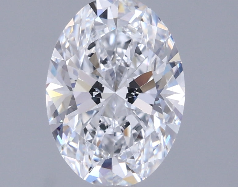 1.45 Carat Oval Shaped, Ideal Cut, D Color, VVS1 Clarity, IGI Certified Lab Grown Diamond