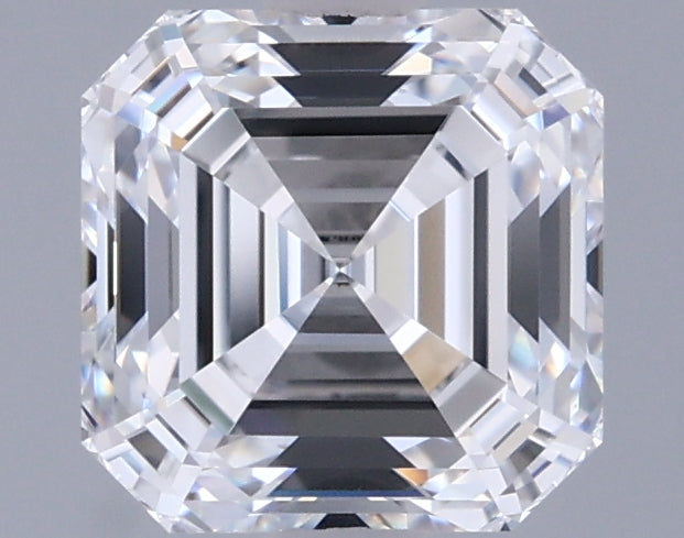 1.88 Carat Asscher Shaped, Ideal Cut, D Color, VVS1 Clarity, IGI Certified Lab Grown Diamond