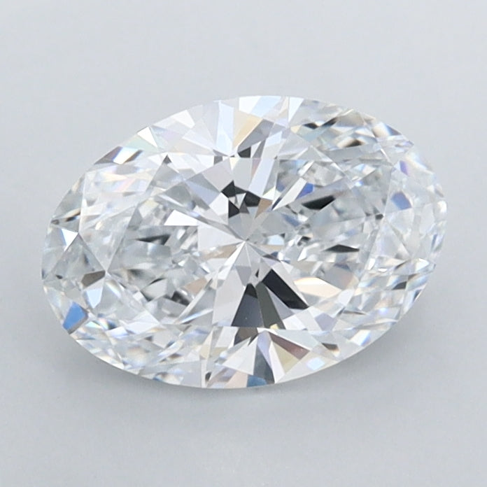 1.01 Carat Oval Shaped, Ideal Cut, D Color, FL Clarity, IGI Certified Lab Grown Diamond