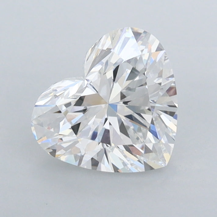 1.04 Carat Heart Shaped, Ideal Cut, D Color, VVS1 Clarity, IGI Certified Lab Grown Diamond