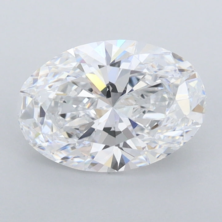 1.18 Carat Oval Shaped, Ideal Cut, D Color, IF Clarity, IGI Certified Lab Grown Diamond