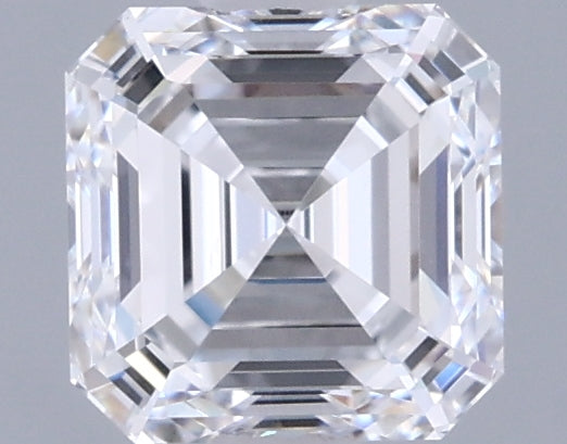 1.07 Carat Asscher Shaped, Ideal Cut, D Color, VVS1 Clarity, IGI Certified Lab Grown Diamond