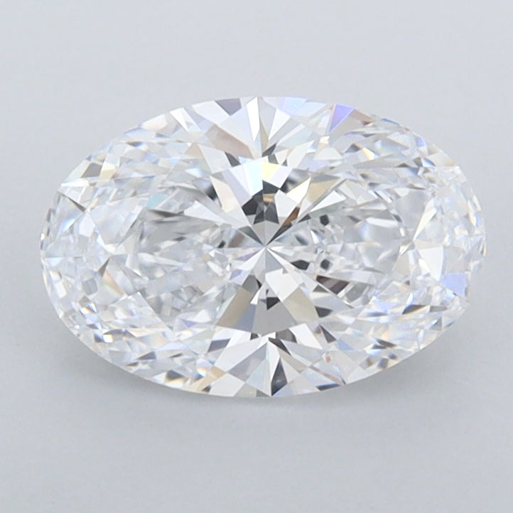 1.22 Carat Oval Shaped, Ideal Cut, D Color, IF Clarity, IGI Certified Lab Grown Diamond