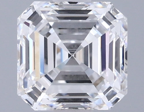 1.02 Carat Asscher Shaped, Ideal Cut, D Color, VVS1 Clarity, IGI Certified Lab Grown Diamond