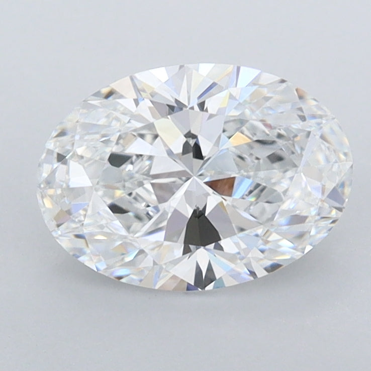 1.31 Carat Oval Shaped, Ideal Cut, D Color, IF Clarity, IGI Certified Lab Grown Diamond