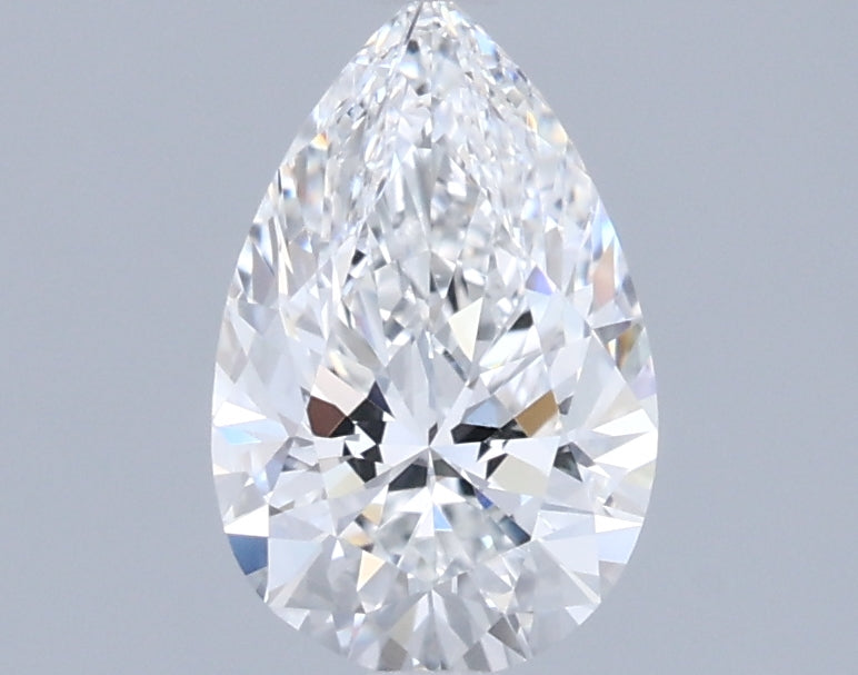 0.97 Carat Pear Shaped, Excellent Cut, E Color, VVS2 Clarity, IGI Certified Lab Grown Diamond