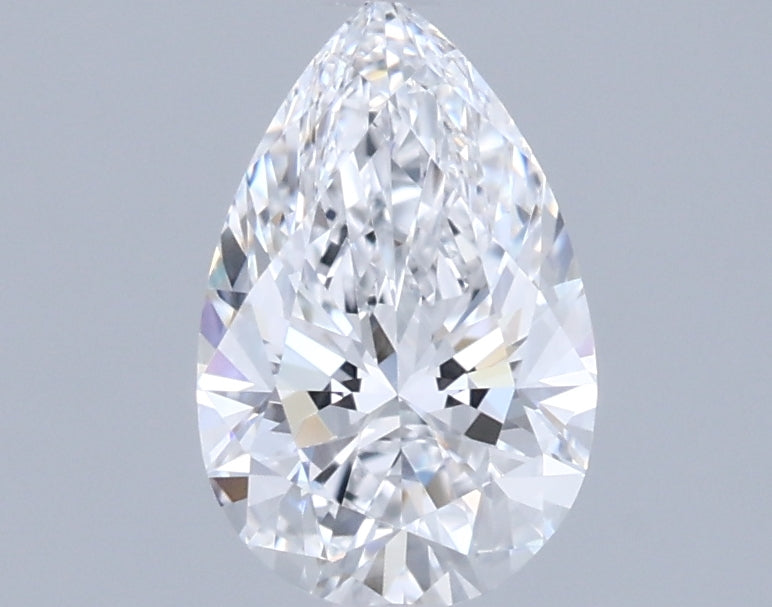 0.93 Carat Pear Shaped, Ideal Cut, D Color, VVS1 Clarity, IGI Certified Lab Grown Diamond