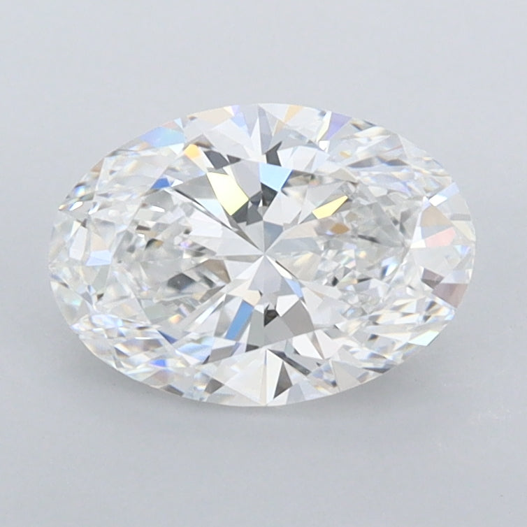 1.22 Carat Oval Shaped, Ideal Cut, D Color, IF Clarity, IGI Certified Lab Grown Diamond