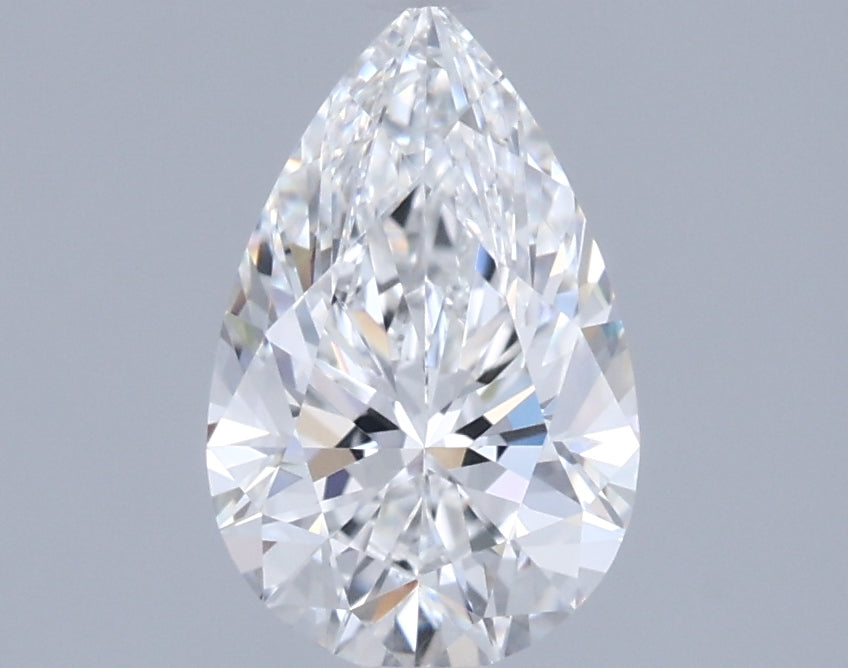 1.03 Carat Pear Shaped, Ideal Cut, D Color, VVS1 Clarity, IGI Certified Lab Grown Diamond
