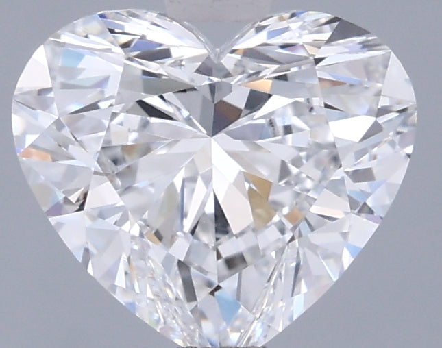 1.53 Carat Heart Shaped, Ideal Cut, D Color, VVS1 Clarity, IGI Certified Lab Grown Diamond