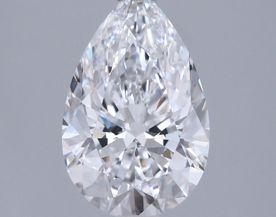 1.53 Carat Pear Shaped, Ideal Cut, D Color, VVS1 Clarity, IGI Certified Lab Grown Diamond