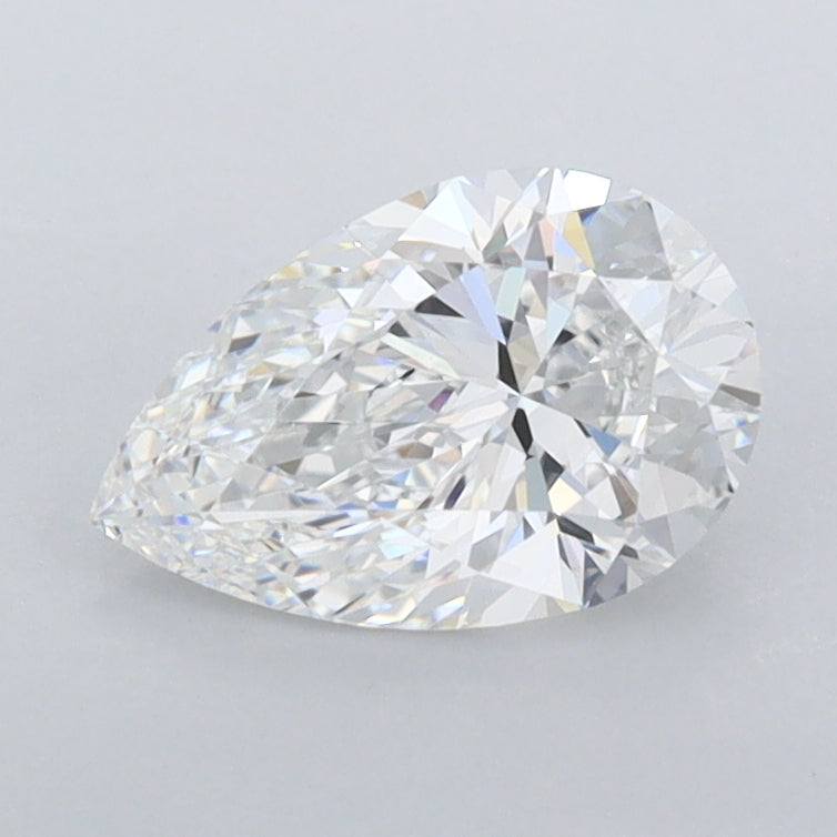 1.03 Carat Pear Shaped, Ideal Cut, D Color, IF Clarity, IGI Certified Lab Grown Diamond