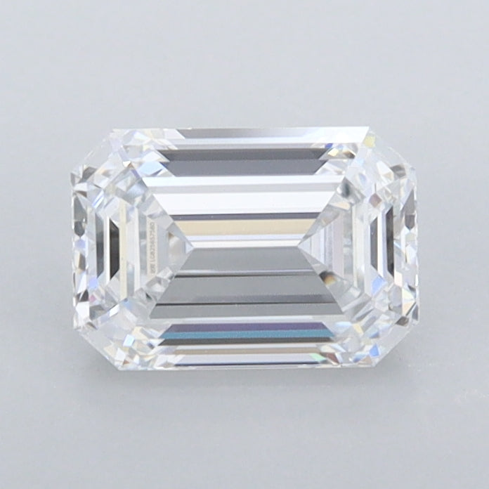 1.01 Carat Emerald Shaped, Ideal Cut, D Color, IF Clarity, IGI Certified Lab Grown Diamond