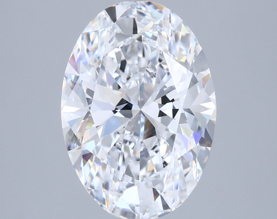 2.75 Carat Oval Shaped, Ideal Cut, D Color, VVS1 Clarity, IGI Certified Lab Grown Diamond
