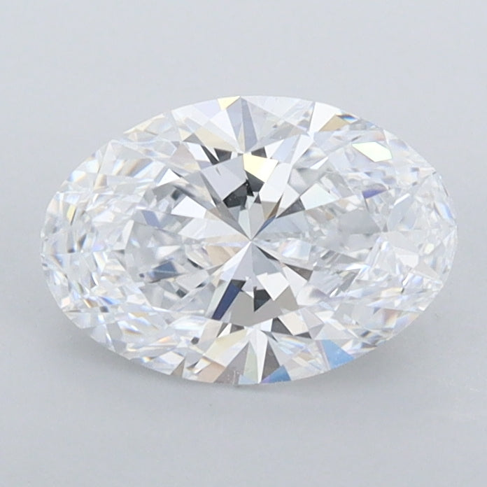 1.02 Carat Oval Shaped, Ideal Cut, D Color, IF Clarity, IGI Certified Lab Grown Diamond