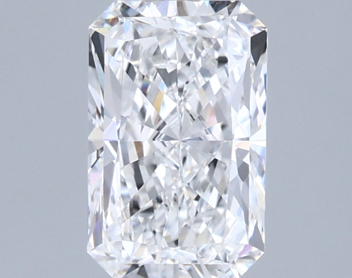 1.52 Carat Radiant Shaped, Excellent Cut, D Color, VVS1 Clarity, IGI Certified Lab Grown Diamond