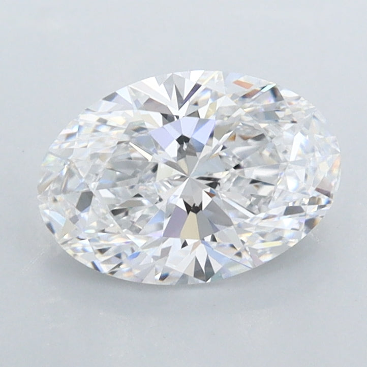 1.07 Carat Oval Shaped, Ideal Cut, D Color, IF Clarity, IGI Certified Lab Grown Diamond