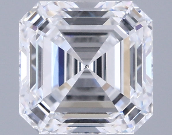 1.75 Carat Asscher Shaped, Ideal Cut, D Color, VVS1 Clarity, IGI Certified Lab Grown Diamond