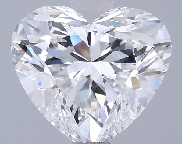 1.50 Carat Heart Shaped, Ideal Cut, D Color, VVS1 Clarity, IGI Certified Lab Grown Diamond