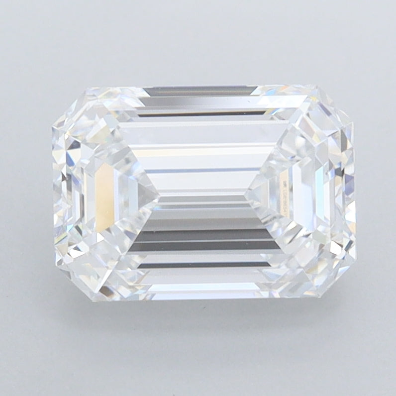 1.95 Carat Emerald Shaped, Ideal Cut, D Color, FL Clarity, IGI Certified Lab Grown Diamond