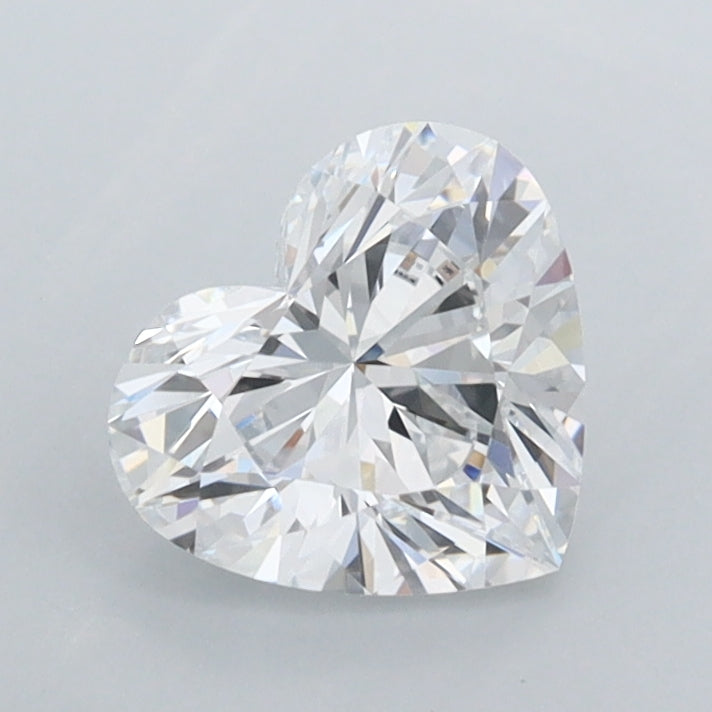 1.01 Carat Heart Shaped, Excellent Cut, D Color, VVS1 Clarity, IGI Certified Lab Grown Diamond