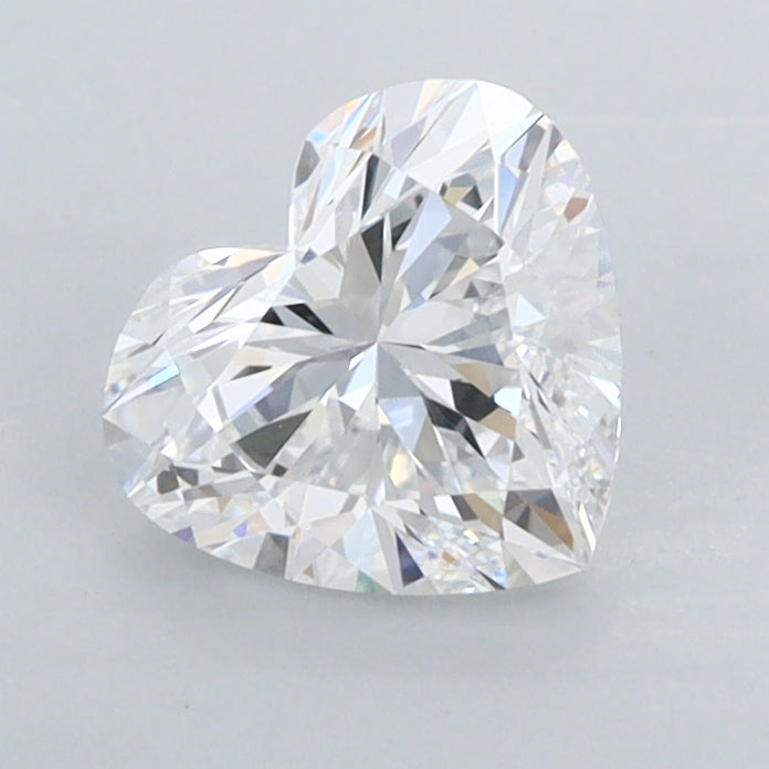 1.04 Carat Heart Shaped, Ideal Cut, D Color, VVS1 Clarity, IGI Certified Lab Grown Diamond