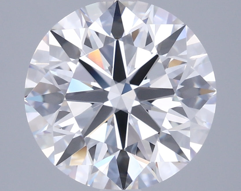 2.84 Carat Round Shaped, Ideal Cut, D Color, VVS1 Clarity, IGI Certified Lab Grown Diamond