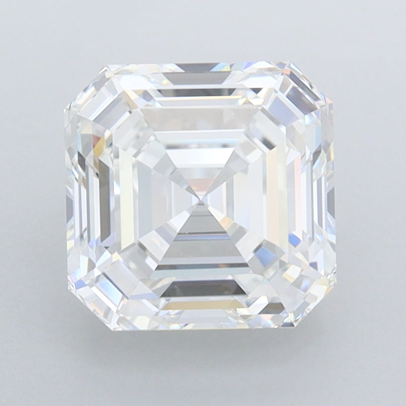 2.32 Carat Asscher Shaped, Ideal Cut, D Color, FL Clarity, IGI Certified Lab Grown Diamond