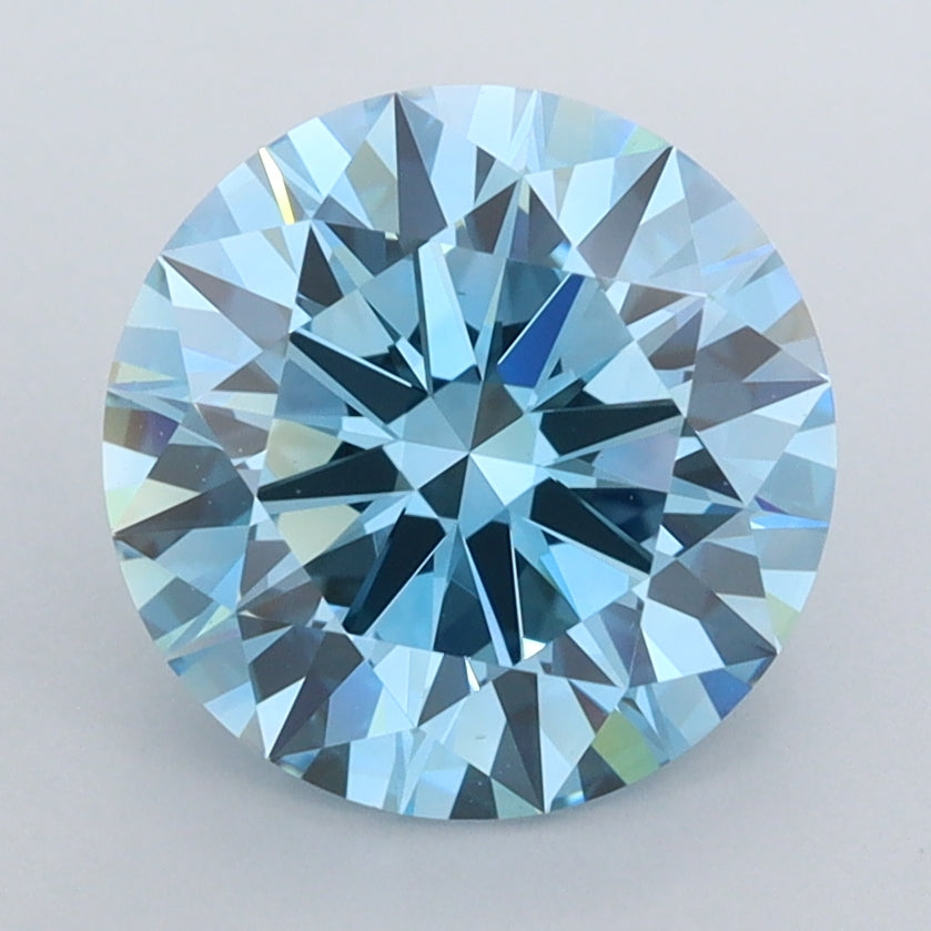 2.72 Carat Round Shaped, Ideal Cut, VS1 Clarity, IGI Certified Lab Grown Diamond
